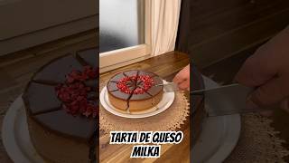 Receta de la mejor TARTA de QUESO milka  al horno [upl. by Shep]