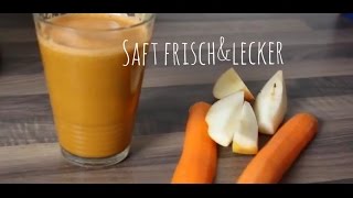 Saft frisch gepresst amp lecker gesund healthy clean juice [upl. by Caines45]