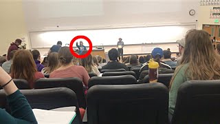 I LOST MY SNAKE IN LECTURE PRANK [upl. by Octavus83]