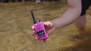 Oricom DTX600 Waterproof UHF CB Radio BlackPinkLime [upl. by Harvard]