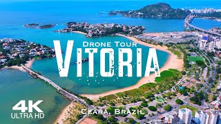 Vitória 2024 🇧🇷 Drone Aerial 4K  Espírito Santo Vitoria Brazil Brasil [upl. by Milissent]