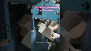 How to make corner gap close Hydraulic pressure machine for R corner sink machines [upl. by Fry]