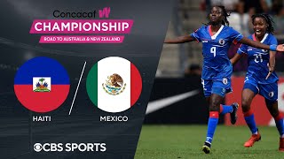 Haiti vs Mexico Extended Highlights  CONCACAF W Championship  CBS Sports Attacking Third [upl. by Meirrak]