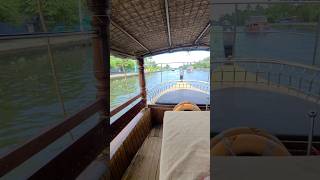 Alleppey Houseboating  Kerala alleppeyhouseboats kerala scenic relaxation shorts viralvideo [upl. by Ermanno65]