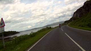 Loch Lomond Bikers  Castle Tioram Loch Moidart to Mallaig [upl. by Lleryt]