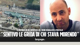 Treno deragliato un superstite quotLe vittime urlavano sto morendo corpi incastrati tra le lamiere [upl. by Lihcox]