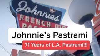 Johnnie’s Pastrami 71 Years Slangin’ Pastrami in LA [upl. by Ashjian893]