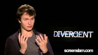 Divergent Exclusive Interview with Ansel Elgort  ScreenSlam [upl. by Eimarej]