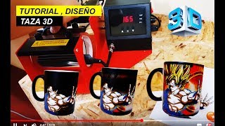 TUTORIAL DISEÑO DE TAZA 3D MAGICA [upl. by Valerie]