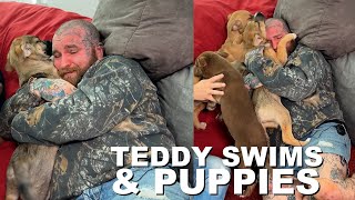 Teddy Swims Breaks Down During Emotional Interview with Puppies [upl. by Pilar]