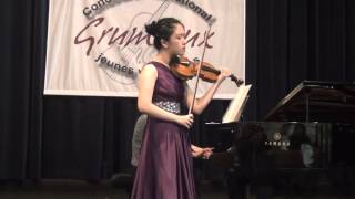 Ravel Tzigane  Soloist Hongfei Lyu Pianist Yuka Izutsu [upl. by Stead914]