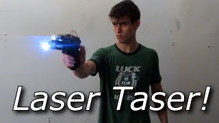 My Homemade quotLaser Taserquot Pistol with pulsed YAG laser and High Voltage Head [upl. by Thurman]