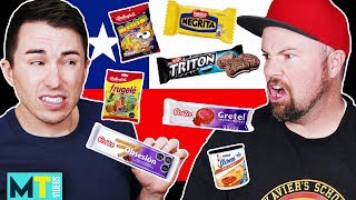 Americans Try Weird Chilean Treats for the First Time  Taste Test [upl. by Werdnaed]