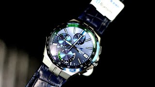 Casio Oceanus Manta OCWS5000APL2AJF Japan Indigo  IPPO JAPAN WATCH [upl. by Hufnagel]