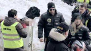 Driving on ice with Kimi Räikkönen Very funny [upl. by Arbuckle912]