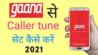 Gaana app se caller tune kaise set kare  gaana app song [upl. by Anelav]