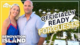 TwoBedroom Beach Villa Renovation COMPLETE  Renovation Island  HGTV [upl. by Follansbee]