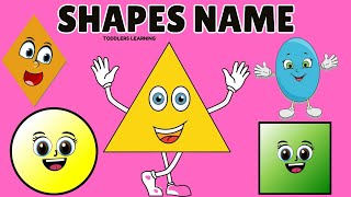 Shapes song  Shapes name for kids  Shape for toddlers shapessong geometricshapes triangle [upl. by Eltrym]