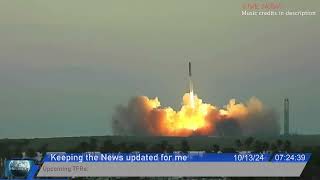 SpaceX Starship ITF5 Launch and landing from the room Check other videos soon [upl. by Kemppe]