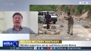 Bolivia military hostages quotBolivia we are going through economic crisisquot [upl. by Ellenid]