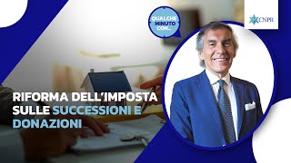 Roberto Cravero  Riforma dell’imposta sulle successioni e donazioni [upl. by Orelia]