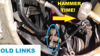 Acura Sway Bar Links or Stabilizer Links  How To Test and Replace with Basic Hand Tools [upl. by Etram]