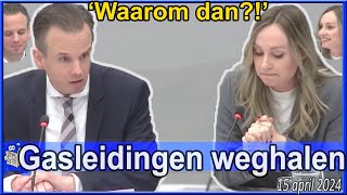 Alexander Kops Waarom moeten de gasleidingen weggehaald worden v Ilana Rooderkerk  Tweede Kamer [upl. by Welcome]