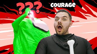 CouRage ATTACKED in Among Us Costume Challenge ft Valkyrae Nadeshot BrookeAB [upl. by Mace439]