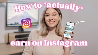 How to Actually Earn Money on Instagram as a Small Creator [upl. by Sasha]