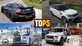 Top 5 Best luxury Car Games For Android  Best Games For Android 2023  Battle Sky [upl. by Ahseirej]