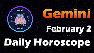 Gemini Horoscope Today Gemini Tarot today 2nd February 2024 geminiHoroscope Horoscopia gemini [upl. by Rieth]