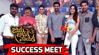 Jaya Janaki Nayaka Success Meet  Bellamkonda Sreenivas Rakul Preet Boyapati Srinu [upl. by Jobie]