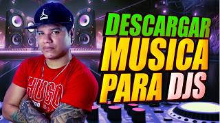 💥 LAS MEJORES PAGINAS DE DONDE DESCARGAR MÚSICA PARA DJS 2024 DjDarrelElapoderado ✔ [upl. by Leverett]