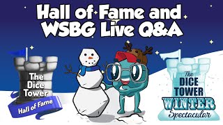 Winter Spectacular  Dice Tower Hall of Fame and Live QampA about the World Series of Board Gaming [upl. by Adnilg]