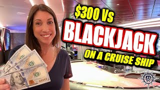 👉 BLACKJACK on a Cruise Ship 🛳 MSC Seascape blackjack cruise casino [upl. by Gereron]