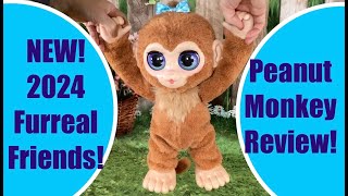 New Interactive Toys for Xmas 2024 Furreal Peanut The Playful Monkey Demonstration Review furreal [upl. by Nivlak]