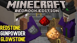 AFK Witch Farm  Minecraft Bedrock 120  Unlimited Gunpowder Redstone and Glowstone [upl. by Still280]