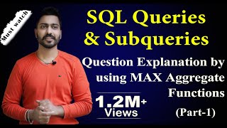 Lec59 SQL Queries and Subqueries part1  Database Management System [upl. by Adnovahs91]