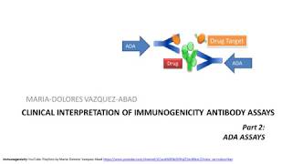 Antidrug Antibody Assays for the clinical interpretation of immunogenicity [upl. by Kattie406]