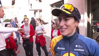 Elisa Balsamo post race Trofeo Alfredo Binda [upl. by Ardnuyek]