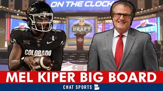 2025 NFL Draft Mel Kiper’s UPDATED Big Board Ft Top 25 NFL Draft Prospects [upl. by Orlan]