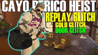 Cayo Perico Heist Replay Glitch Door Glitch Gold Glitch GTA Online Update SOLO Easy Money Guide [upl. by Deragon]