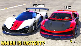 GTA 5  GROTTI VISIONE vs GROTTI ITALI RSX  Which is Fastest [upl. by Narih]