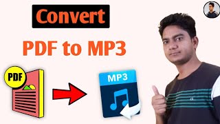 How to convert pdf to Audio book  pdf ko mp3 me kaise sune  haseenkhadouli20 [upl. by Anitnoc]