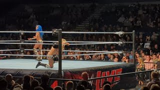 WWE Live Charlotte Flair vs Sasha Banks  07112021  MampS Bank Arena Liverpool [upl. by Ailic]