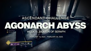 Agonarch Abyss  Ascendant Challenge This Week Week 11  Season of Seraph Destiny 2 [upl. by Relda]