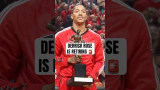 Derrick Rose is retiring from the NBA after 15 seasons 👏 [upl. by Nialb]