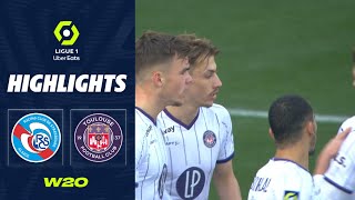 RC STRASBOURG ALSACE  TOULOUSE FC 1  2  Highlights  RCSA  TFC  20222023 [upl. by Corliss]