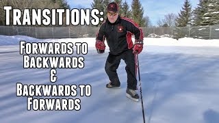 Proper Forwards and Backwards Transitions  Hockey Skating Episode 9 [upl. by Dey]