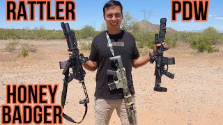 Honey Badger vs Rattler vs PDW [upl. by Ateekan]